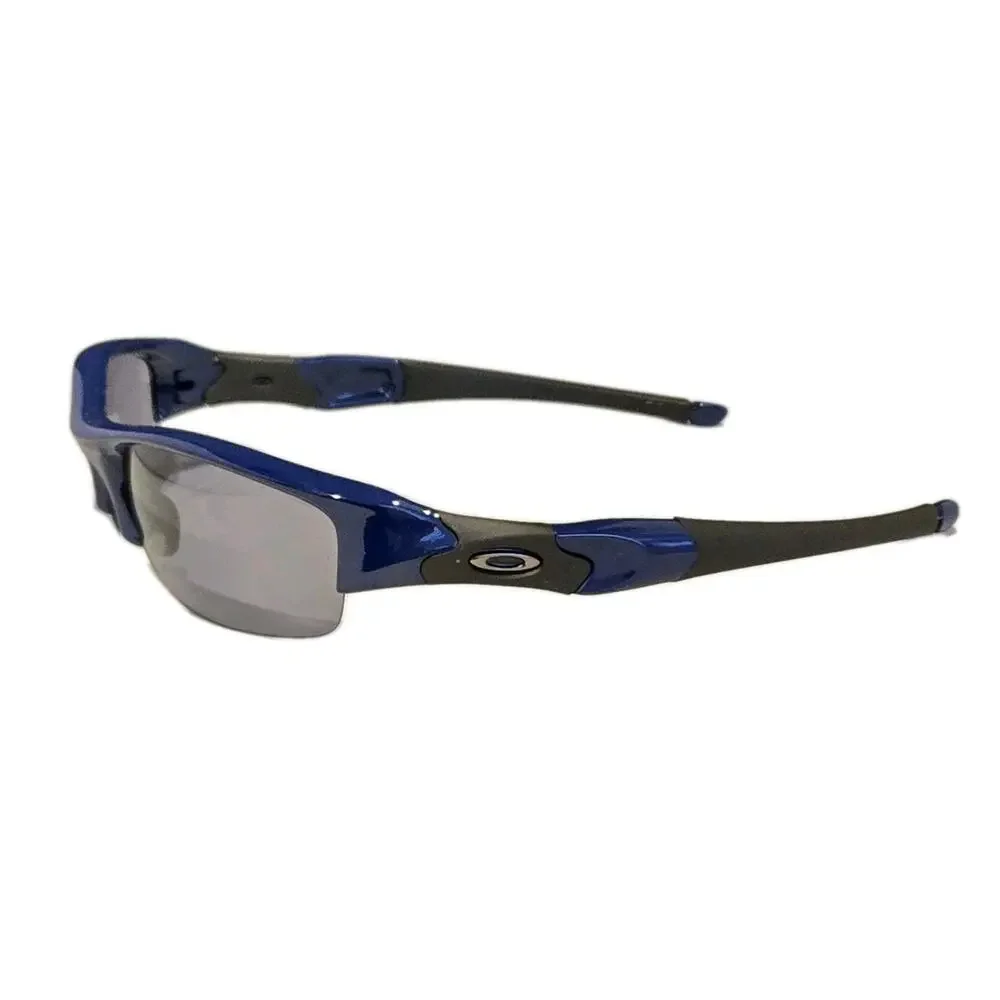 NEW Oakley Flak Jacket MHP Blue Frame Grey Lens Y2K Vintage Sunglasses AUTHENTIC